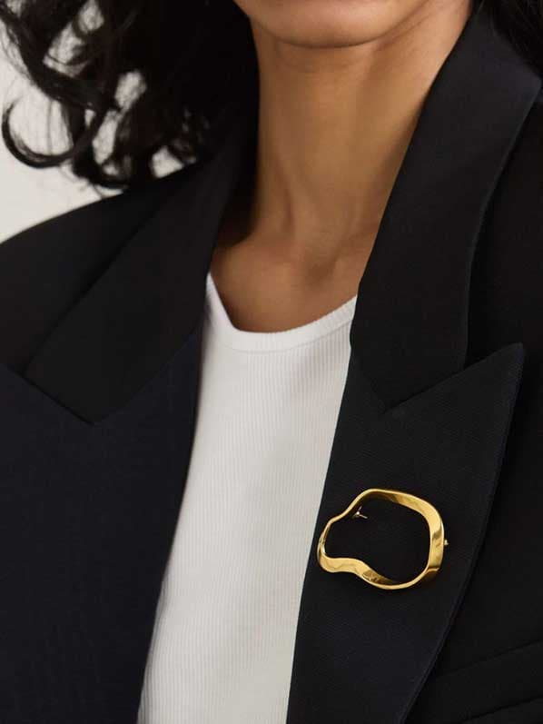 Eclipse Brooch – Vintage Modern Accent
